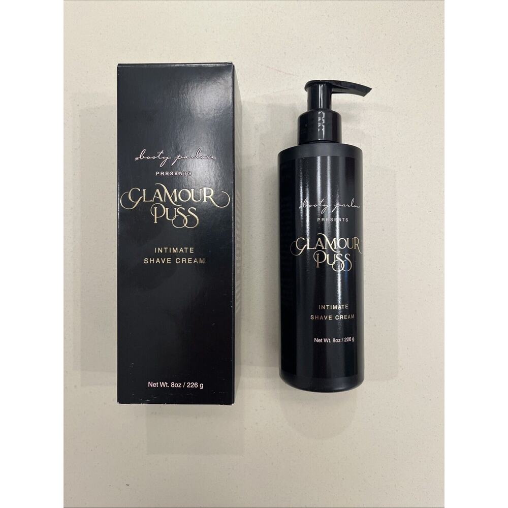 Brand New In Box Booty Parlor Glamour Puss Shave Cream 8oz Lanolin Cruelty Free